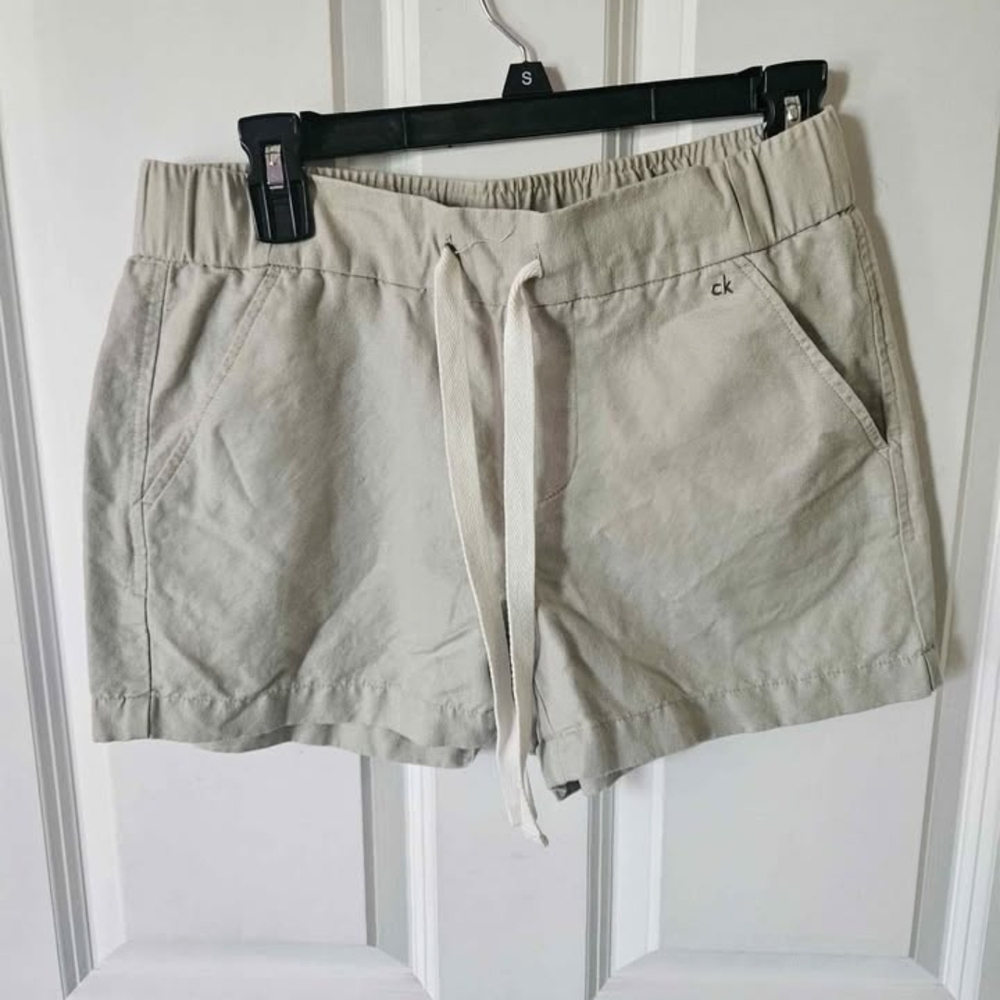 Calvin Klein Women's Beige Cargo Shorts